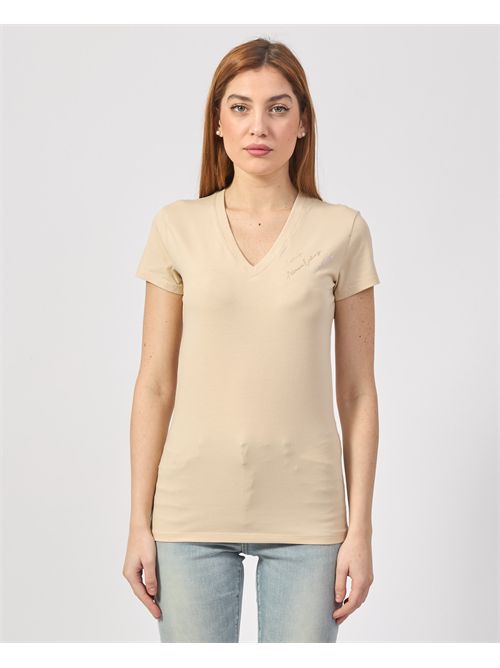 T-shirt col V Armani Exchange pour femme ARMANI EXCHANGE | XW000600-AF10355U1092